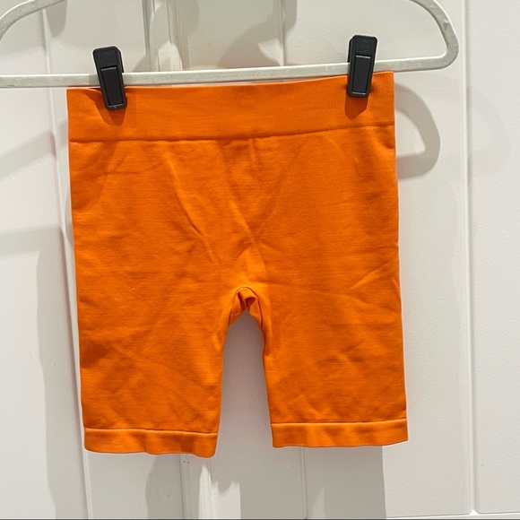 Free People Seamless Rib Bike Short in Sundried Orange (XS/S) - Picture 5 of 5
